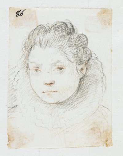 Porträt einer Frau von Ottavio Mario Leoni